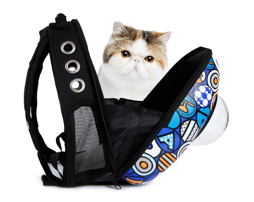 Pet bag, space capsule bag, out