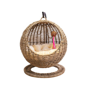 Pet Cat Litter Round Semi-enclosed Opening Cat Hanging Basket