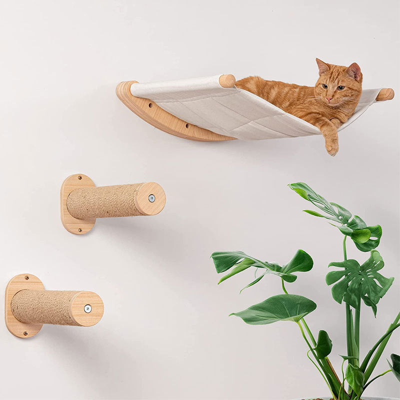 Wooden Wall-mounted Cat Nest