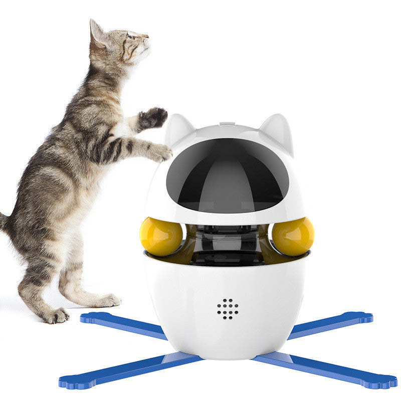 New Cat Toy Automatic Smart Cat Stick Spill Ball Set